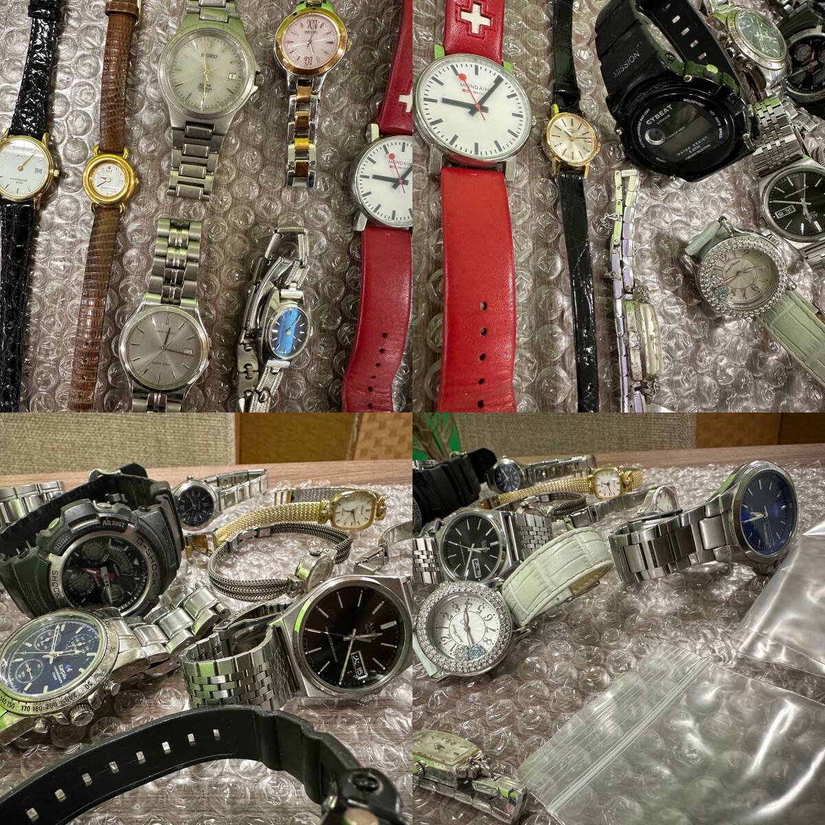 時計 まとめ売り ジャンク含む ほぼジャンク? 腕時計 ペンダント時計 リング時計 デジタル アナログ 中古品 現状品 B000_画像8