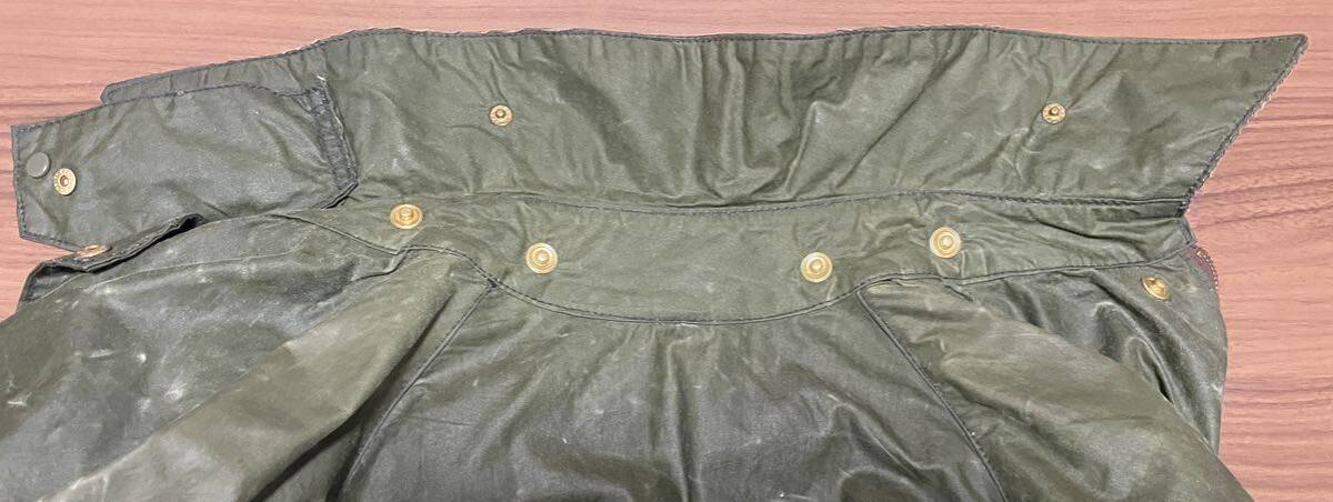 超レア 1crown Barbour spey バブアー スペイ M 英国製 PVCカバー ヴィンテージ vintage 1crest 1warrant クラウン クレスト ワラント_画像7