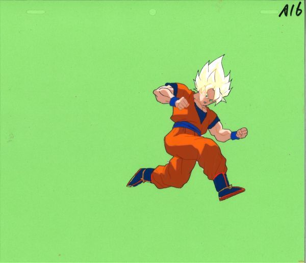 【希少】ドラゴンボールZ　セル画・動画あり　スーパーサイヤ人　孫悟空　ベジータ　鳥山明　東映アニメーション　060070_画像1