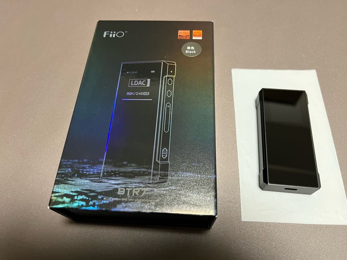 【美品】FiiO BTR7 （同社製LightningtoType-CケーブルLT-LT3付）