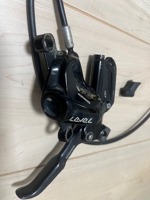 【軽量】中古 SRAM LEVEL ULTIMATE ブレーキ前後セット　カーボンレバー_画像2