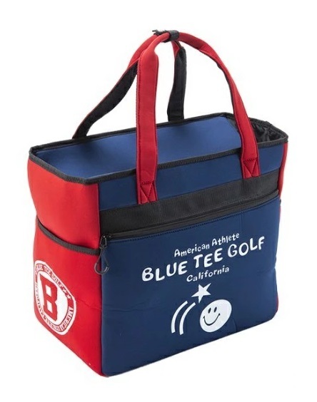 ■1送料無料【ネイビー・レッド】ブルーティーゴルフ ストレッチ 2トーン 大型ボストンバッグ 【BB-001】 BLUE TEE GOLFの画像2
