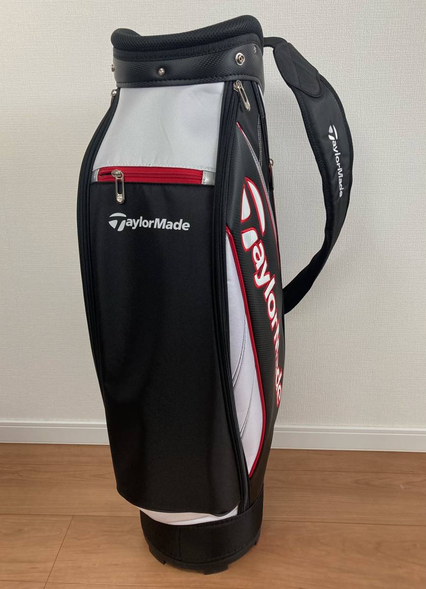 新品 TaylorMade/テーラーメイド トゥルーライト キャディーバック 9型 47インチ対応 TD271 黒 ゴルフバック 軽量モデル_画像4