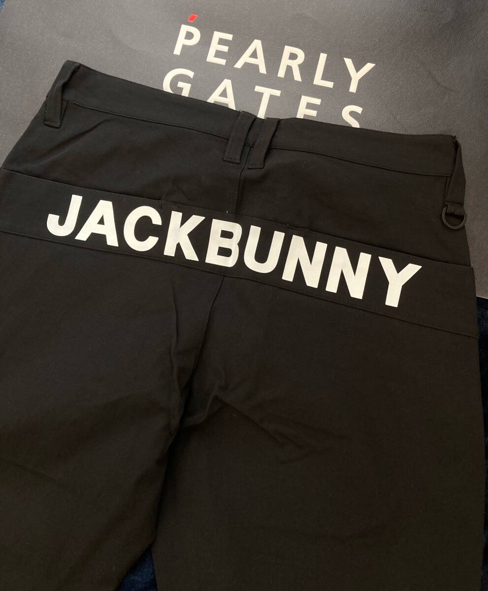 新品 パーリーゲイツ ジャックバニー 2WAYストレッチパンツ(5)サイズL/黒 PEARLY GATES JACK BUNNY 2024年最新モデル_画像1