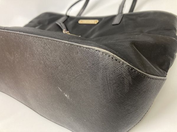 MICHAEL KORS マイケルコース ハンドバッグ ナイロン ブラック 現状品 0301_画像9