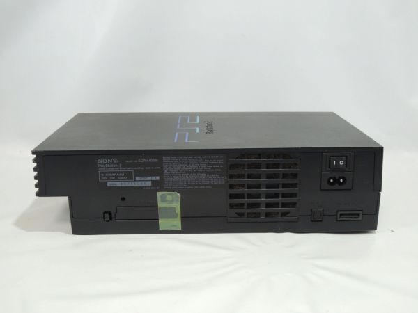 SONY ソニー プレイステーション2 黒 SCPH-10000 PlayStation2 本体 コントローラー2個 電源ケーブル AVケーブル 動作品_画像6