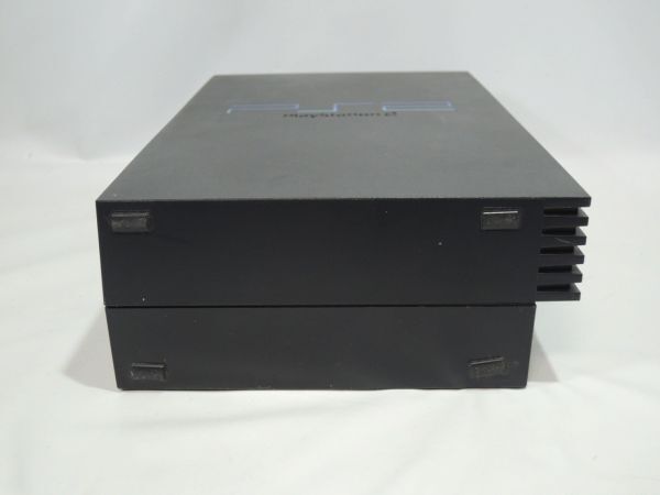 SONY ソニー プレイステーション2 黒 SCPH-10000 PlayStation2 本体 コントローラー2個 電源ケーブル AVケーブル 動作品_画像9