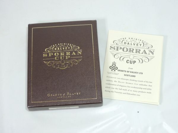 DALVEY SPORRAN CUP グランツオブダルビー クラシック カップ付き フラスコ ゴールドディテール 0315_画像1