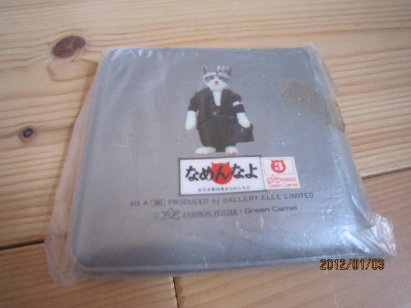 元祖■なめんなよ■なめ猫■昭和５６年当時モノ■新品未開封二つ折りサイフ銀■暴走族車ツッパリ 当時物 昭和レトロ なめ猫 昭和レトロの画像2