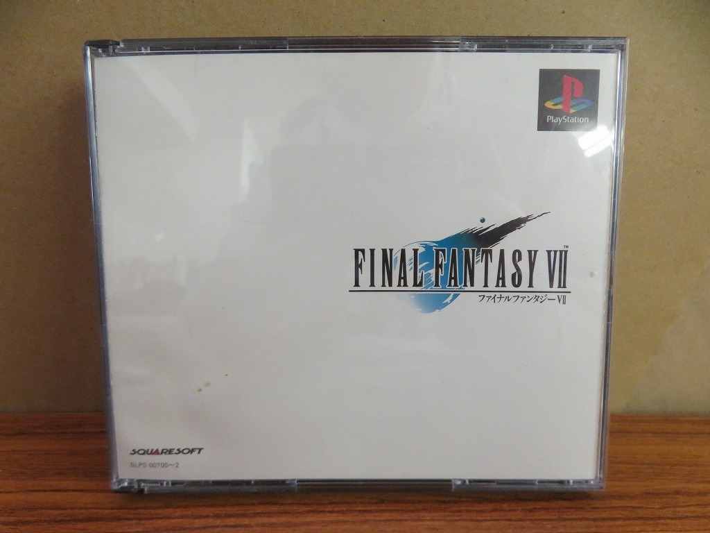 KMG3427★PS ファイナルファンタジー7 FINAL FANTASYⅦ ケース説明書付 起動確認済み 研磨・クリーニング済み プレイステーション_画像1