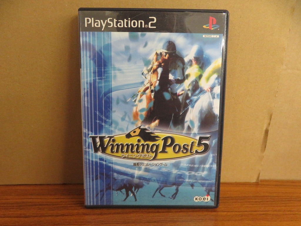 KMG3428★PS2ソフト ウイニングポスト5 Winning Post 5 ケース説明書付き 起動確認済み 研磨・クリーニング済み_画像1