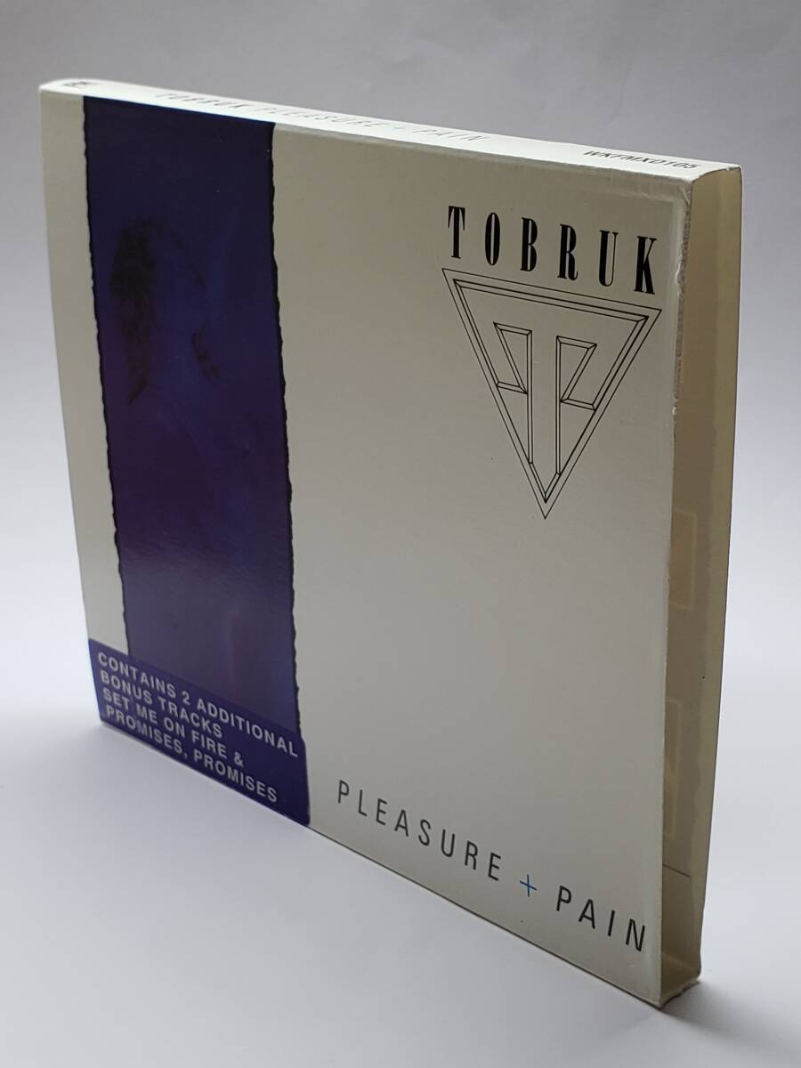 TOBRUK／PLEASURE＋PAIN／輸入盤CD／スリップケース仕様／1987年発表／2ndアルバム／廃盤_画像9