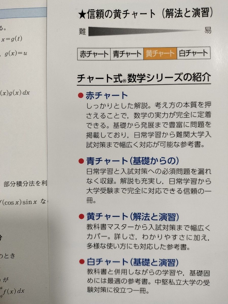 チャート式 解法と演習数学III 改訂版／チャート研究所 【編著】 青チャート