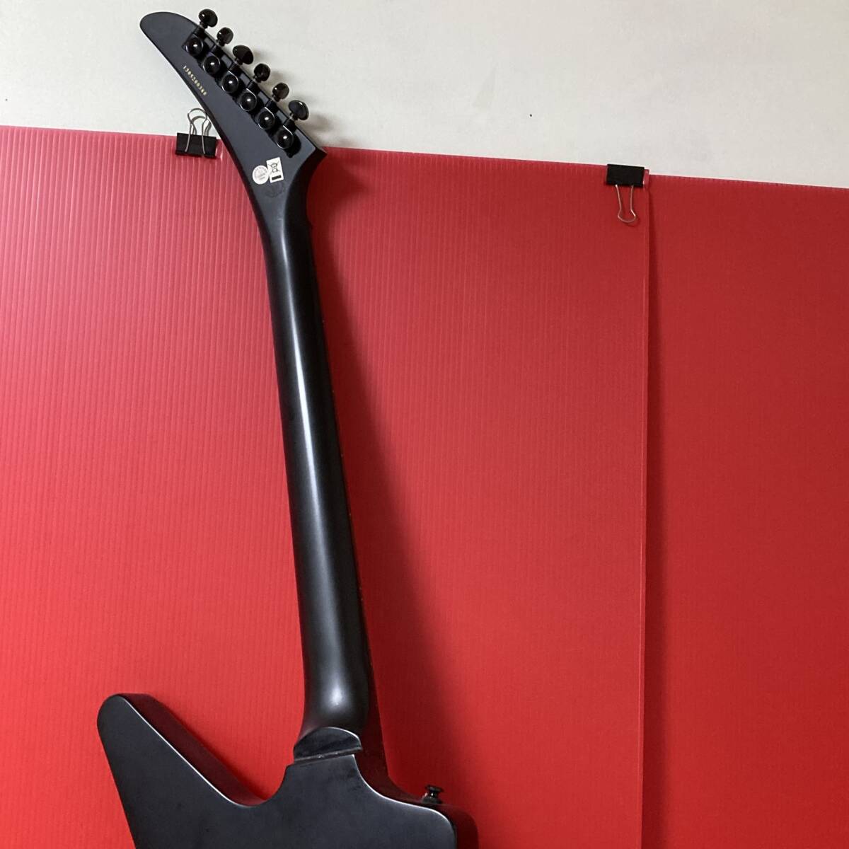 1円～ Epiphone by Gibson GOTHIC EXPLORER エピフォン エクスプローラー エレキギター 本体 艶消しブラックモデル 変形 楽器 器材 現状品の画像6