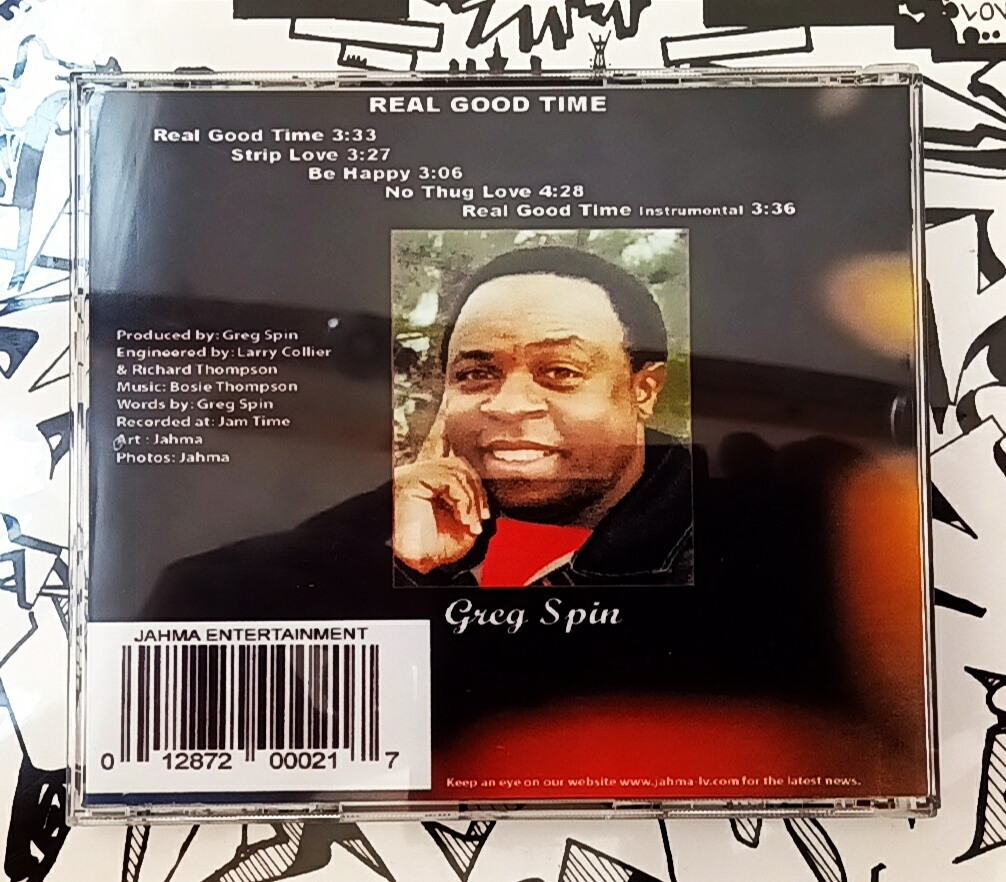 (CD) Greg Spin － Real Good Time / G-rap / G-luv / Gangsta / Gラップ / ギャングスタ / ウェッサイ / HIPHOP / ヒップホップの画像2