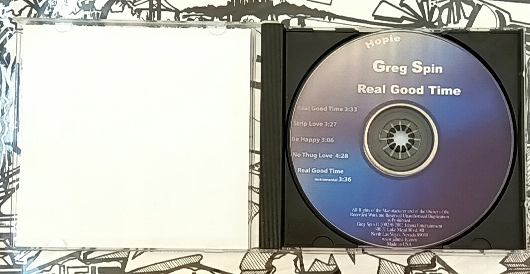 (CD) Greg Spin － Real Good Time / G-rap / G-luv / Gangsta / Gラップ / ギャングスタ / ウェッサイ / HIPHOP / ヒップホップの画像3