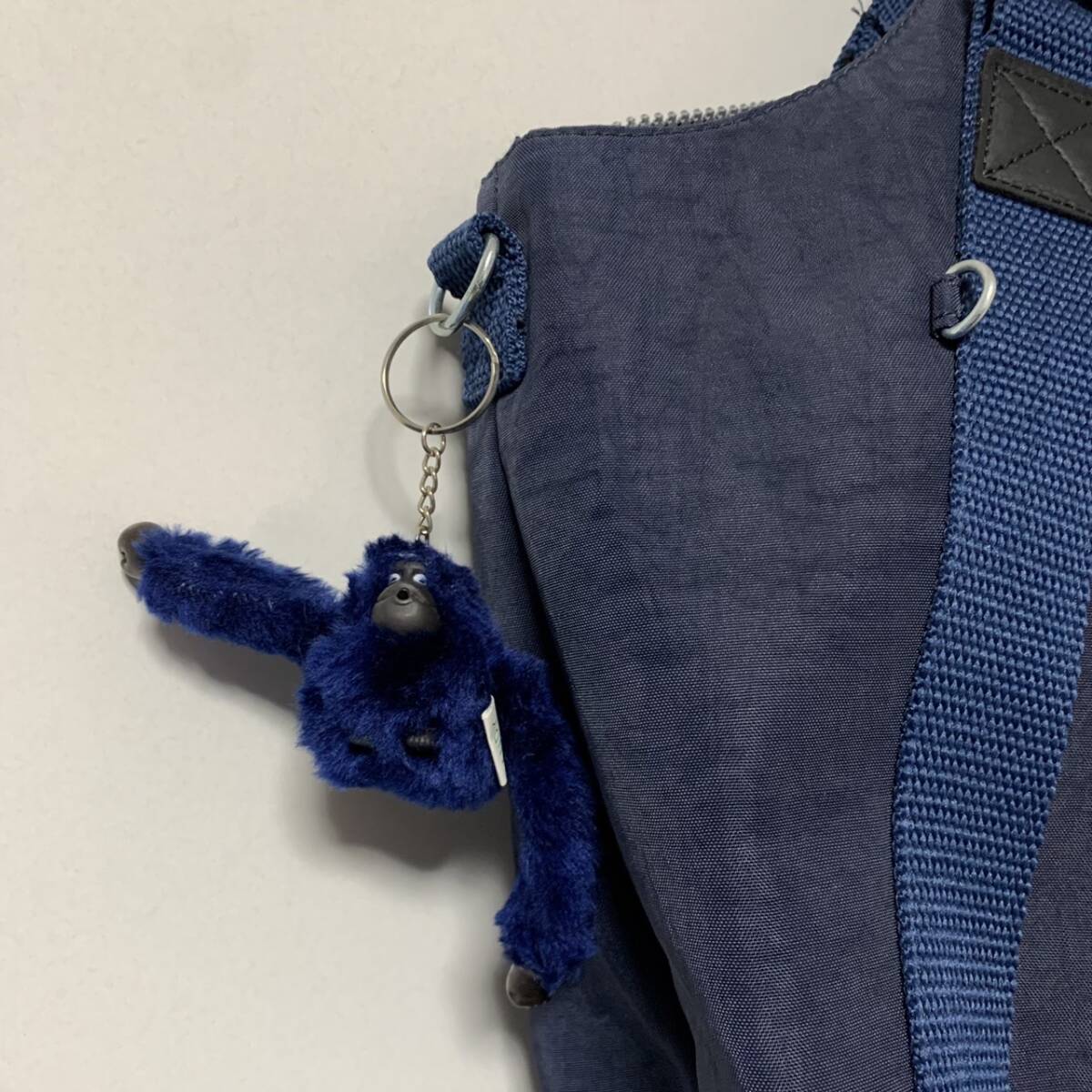  Kipling kipling Gorilla цепочка для ключей имеется сумка сумка на плечо ручная сумочка синий голубой (RB-011)