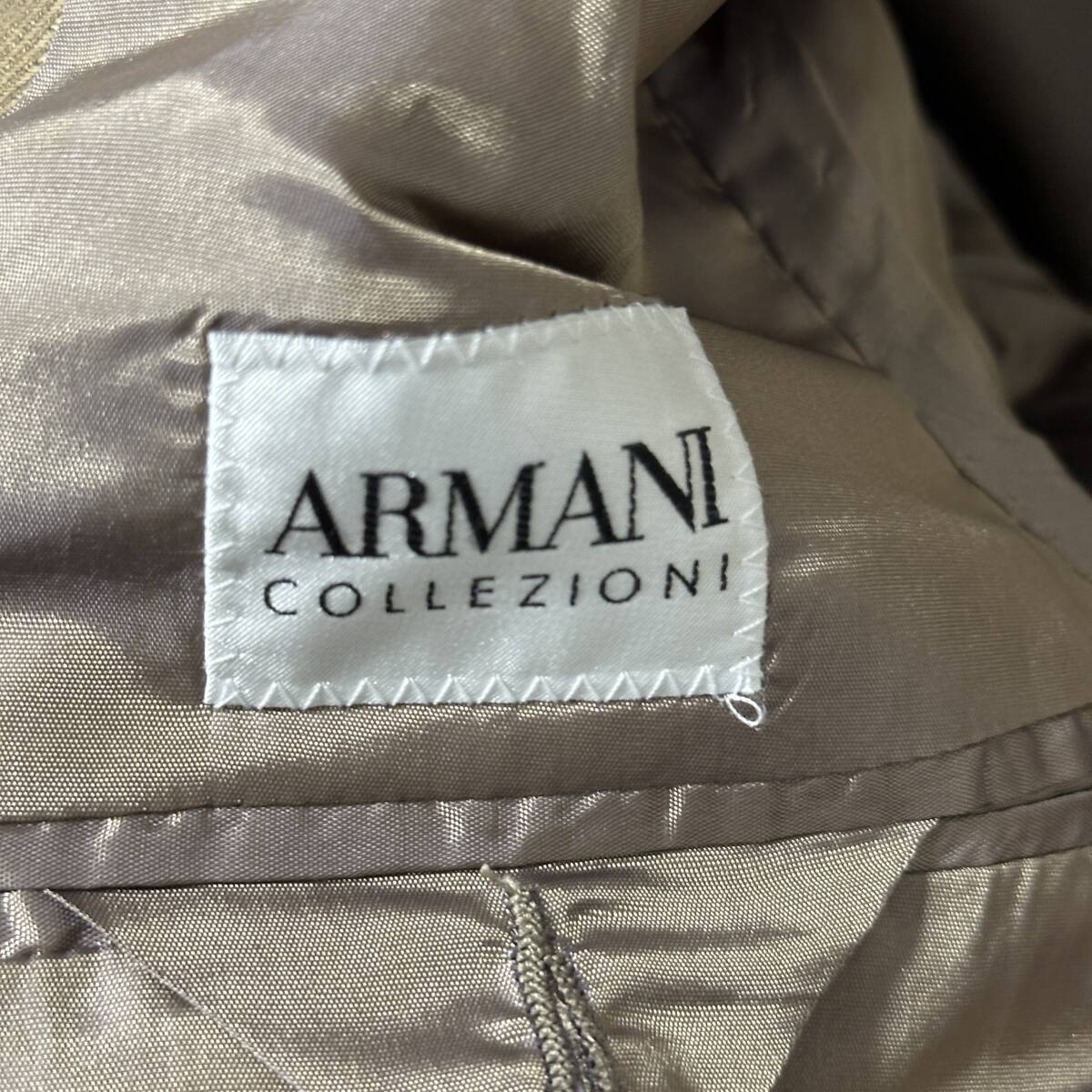 アルマーニコレツィオーニ ARMANI COLLEZIONI レイヤード テーラードジャケット ブレザー サイズ52 L相当 メンズ (RF-115)_画像5