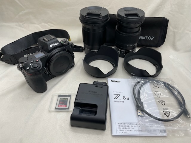 Nikon Z6Ⅱ ミラーレス一眼 NIKKOR Z　24-70mm 4S　20ｍｍ 1.8Ｓ 簡単な動作確認済 中古 ニコン_画像1
