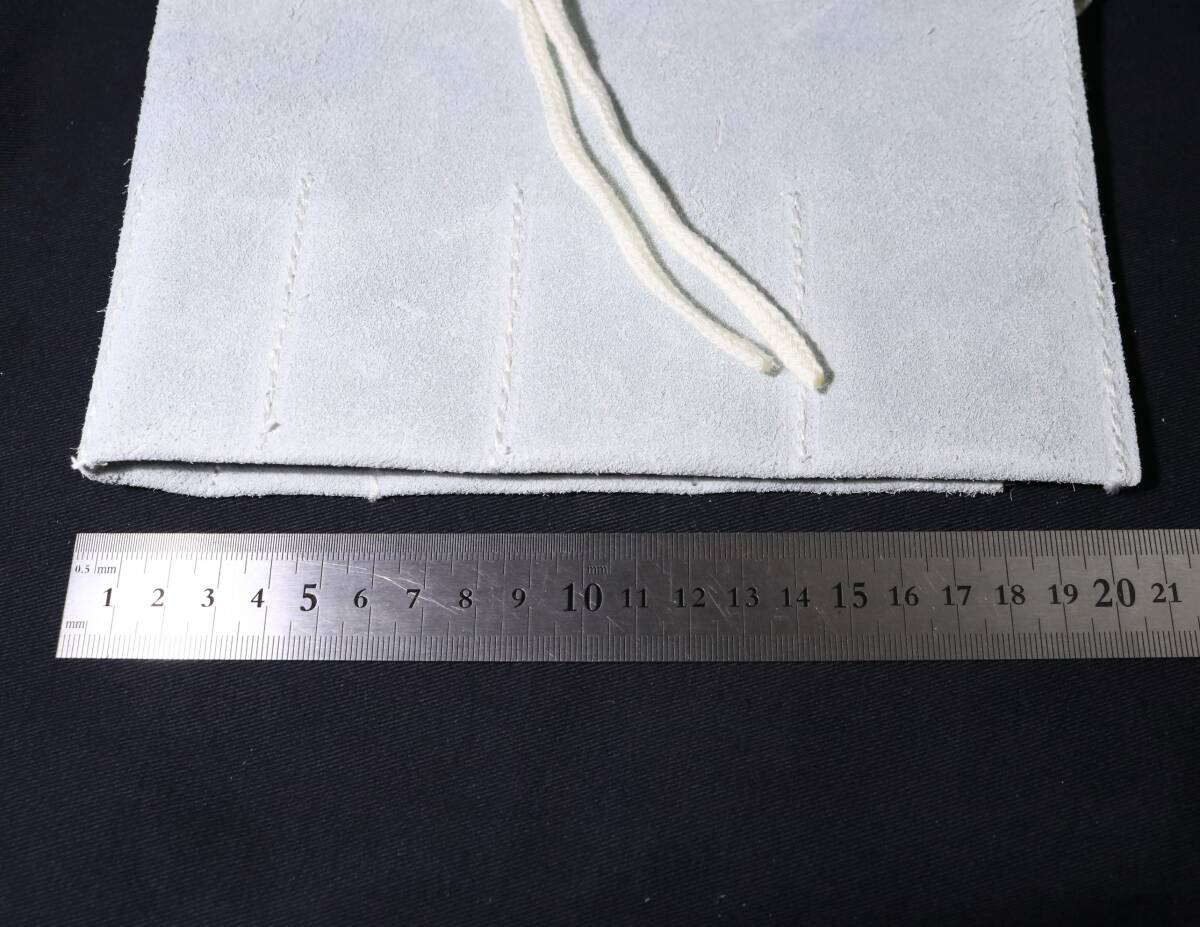 床皮製 収納袋(小) 24×40cm 追い入れ鑿 彫刻刀など 大工道具入 ケース 箱の画像5