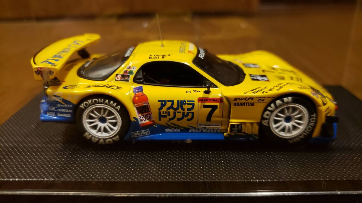 ● EBBRO エブロ 1/43 MAZDA RX-7 FD3S AMEMIYA ASPARADRINK RX7 JGTC 2004 RE雨宮 #7 43707 元箱無し 愛煙家 ●EB AHR24018●_画像5