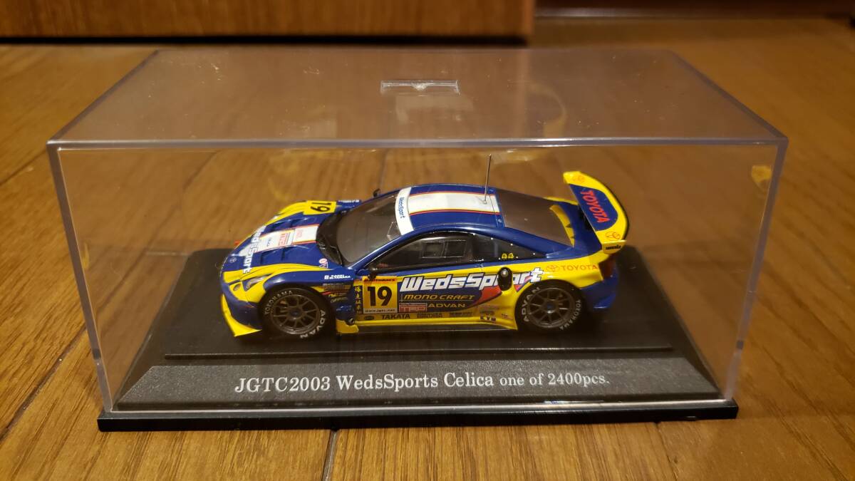 ● EBBRO エブロ 1/43 TOYOTA トヨタ JGTC 2003 Weds Sports Celica ウェッズ スポーツ セリカ #19 43550 元箱無し 愛煙家 ●EB AHR24019●_画像2