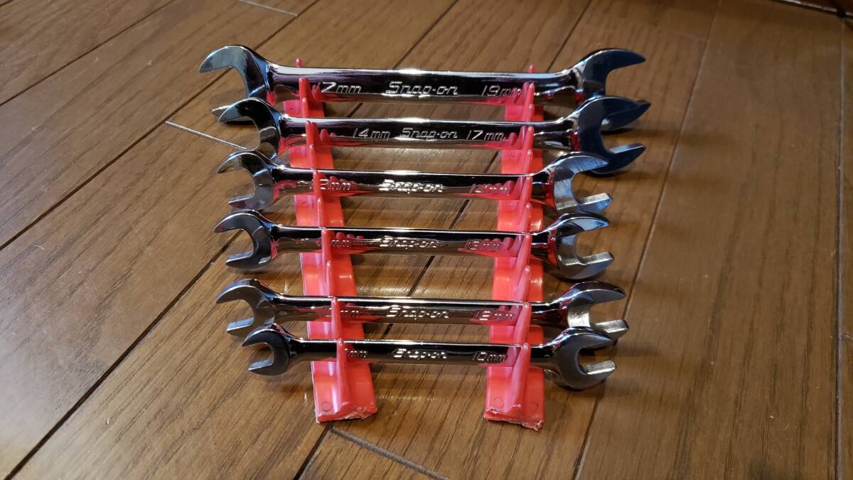 ● Snap-on スナップオン スパナ オープンエンドレンチ スタンダード 10-12 VOM1012 中古 ●SO2024018●_画像6