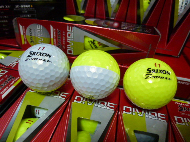 ◆2023年！最新◆SRIXON/スリクソン/日本正規品 NEW Z-STAR XV DIVIDE/イエロー×ホワイト/1ダース/Wナンバー◆松山秀樹！_画像7