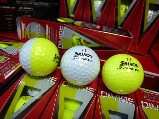 ◆2023年！最新◆SRIXON/スリクソン/日本正規品 NEW Z-STAR XV DIVIDE/イエロー×ホワイト/2ダース/Wナンバー◆松山秀樹！_画像4