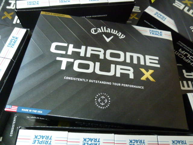 ◆2024年！新登場/正規品◆キャロウェイ ゴルフ CHROME TOUR X TRIPLE TRACK/ホワイト/2ダース/Callaway/WH◆クロムツアーX/新品の画像5