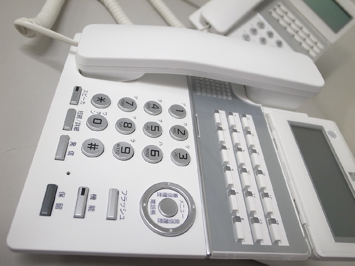 #[*20 year manufacture *] saxa PLATIAII 18 button multifunction telephone machine [TD810(W)] 2 pcs (13)#
