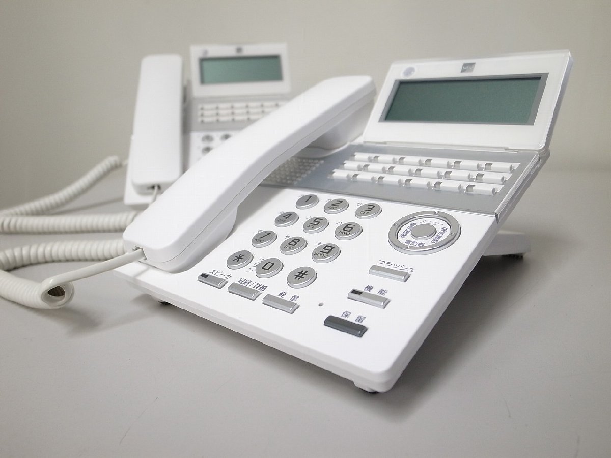 #[*20 year manufacture *] saxa PLATIAII 18 button multifunction telephone machine [TD810(W)] 2 pcs (13)#