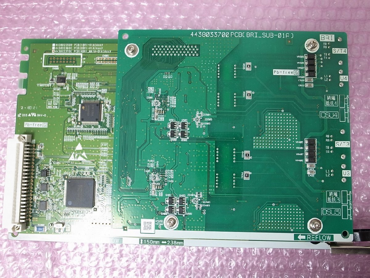 □saxa PLATIA PT1000Ult 4局ISDN外線ユニット 【4BRI-01A】 (11 □saxa PLATIA PT1000Ult 4局ISDN外線ユニット 【4BRI-01A】 (11