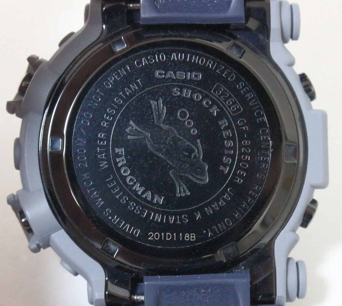 ○ CASIO 腕時計 G-SHOCK フロッグマン GF-8250ER メン・イン・ミリタリー・カラーズ ○MOF08698　Gショック FROGMAN_画像4