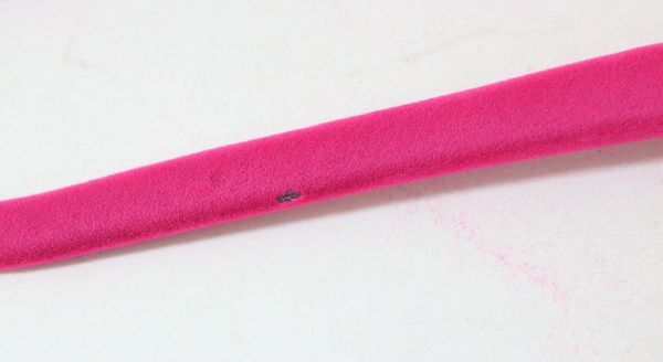 ●【未使用】ベルベットハンガー 3段タイプ 10本セット ピンク ●NOE09598 フェルトハンガー ベルベット調 スラックスの画像4