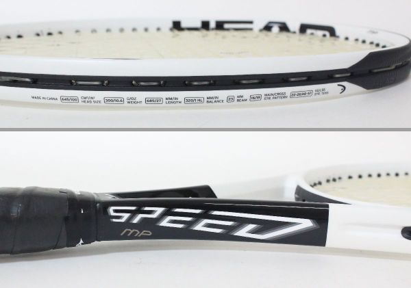 ● HEAD テニスラケット グラフィン360 + スピードMP G2 4 1/4 ケース付き ●NOE09581 Graphene 360+ Speed MP 2020年モデル ヘッド 硬式用_画像3
