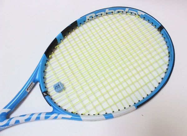 ● Babolat テニスラケット Pure Drive ピュアドライブ G2 2018年モデル ●NOE09586　ブルー×ホワイト 青 バボラ 4 1/4 硬式用_画像2