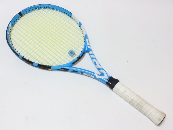 ● Babolat テニスラケット Pure Drive ピュアドライブ G2 2018年モデル ●NOE09586　ブルー×ホワイト 青 バボラ 4 1/4 硬式用_画像1