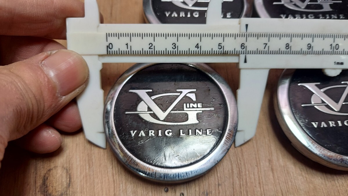 VARIG LINE aluminium wheel center cap 4 piece set 