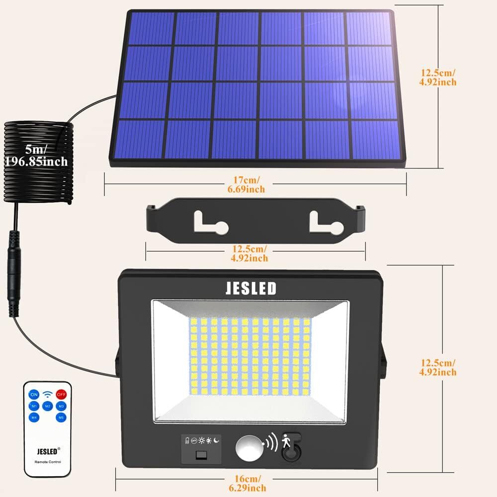 ソーラーライト 屋外 防水 センサーライト2600mAh大容量電池/IP66防水_画像2
