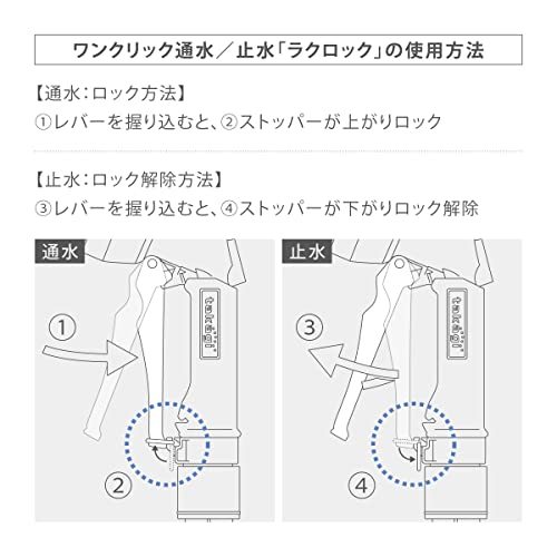 タカギ(takagi) 散水ノズル ラクロックメタルE 普通ホース 金属ノズル QG552_画像4