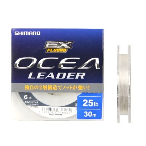 Shimano (SHIMANO) амортизаторы Leader osiaEXfroro карбоновый 30m 6 номер 25lb прозрачный CL-O26L