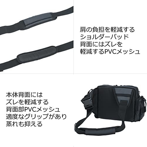 アブガルシア(Abu Garcia) ワンショルダーバッグ コーティングブラックの画像4