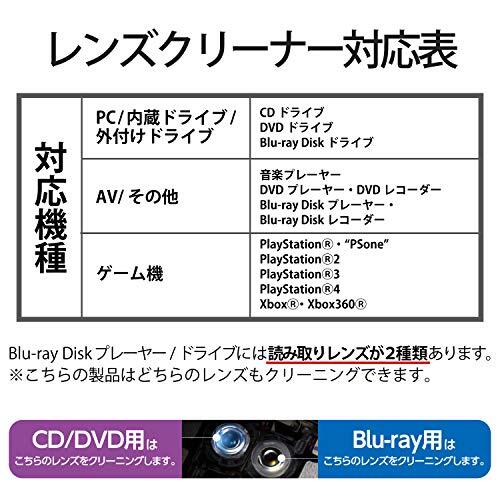 エレコム ブルーレイ DVD CD レンズクリーナー 湿式 再生エラー解消に 約50回使用 PS4対応 日本製 AVD-_画像6