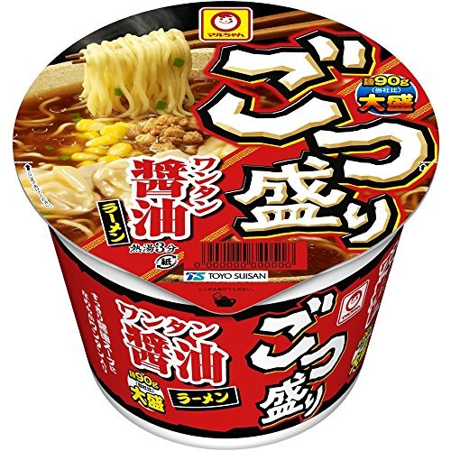 ごつ盛り ワンタン醤油ラーメン 117g×12個の画像1