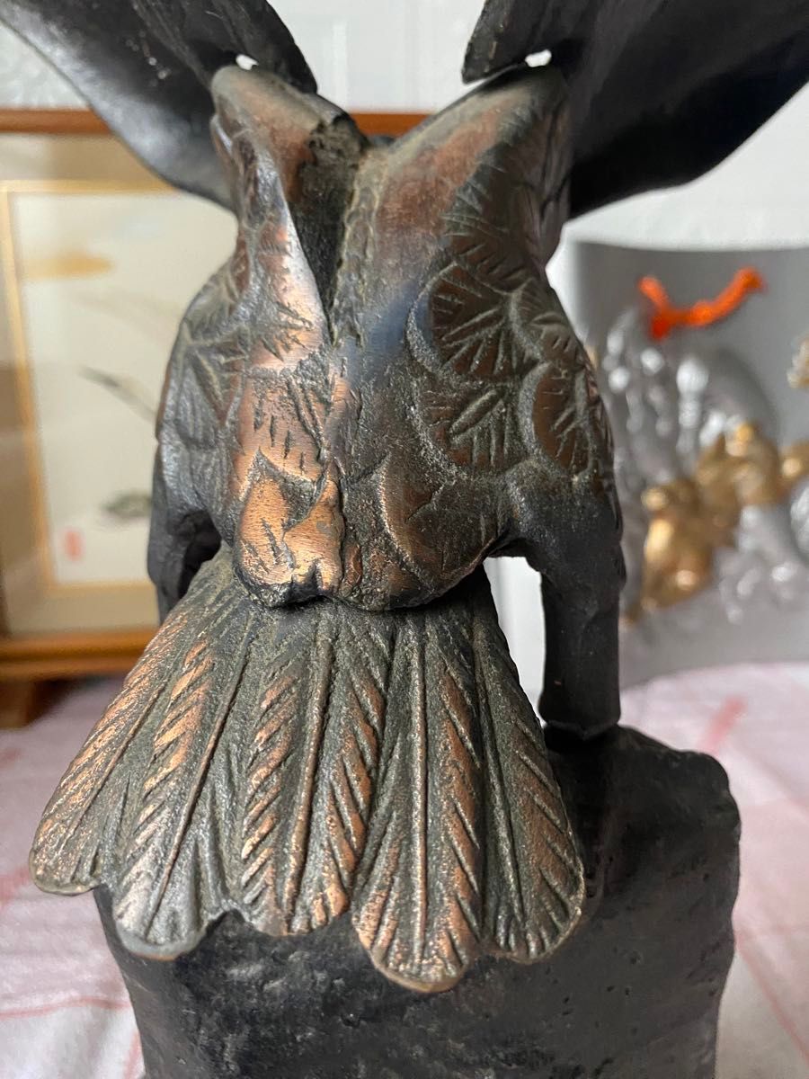 鷹 たか 金属製品 鷲 ワシ 鳥 猛禽類 動物 鉄 彫刻 アート 金属 鷹 たか 金属製品 鷲 ワシ 鳥 猛禽類 動物 鉄 彫刻 アート 金属
