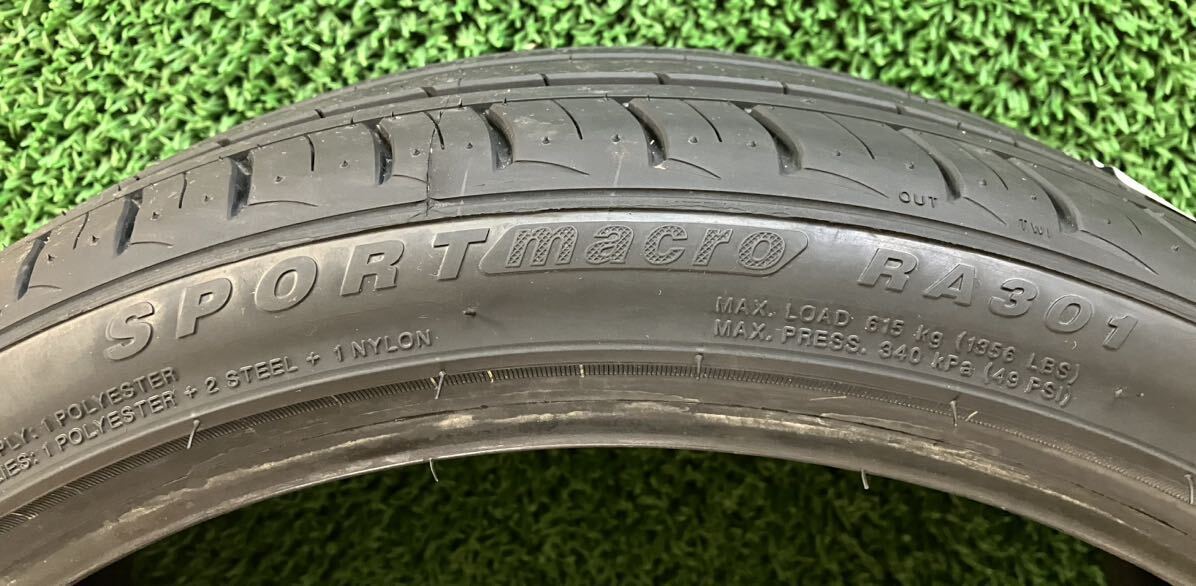 ★235/35R19 235/35ZR19 91W XL 2本のみ 2023年製 未使用に近い イボ有 ラベル付 APTANY SPORT macro RA301 夏用 サマータイヤ★送料無料の画像8