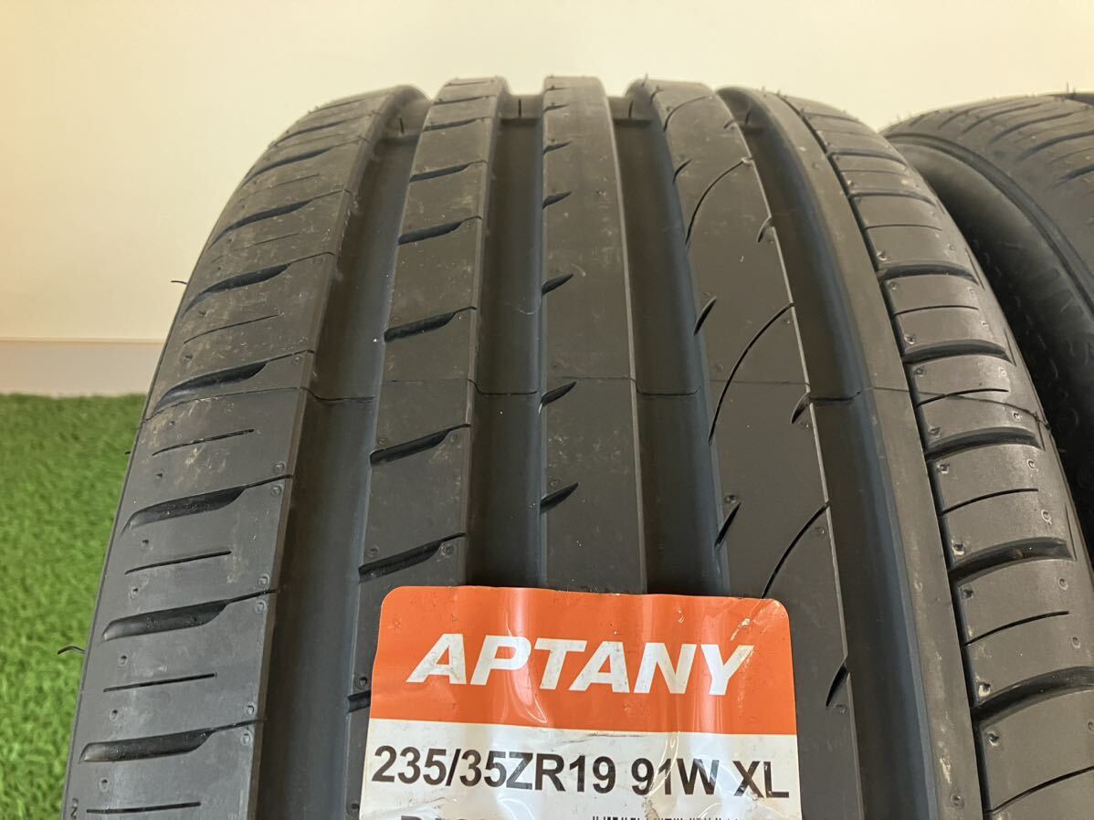 ★235/35R19 235/35ZR19 91W XL 2本のみ 2023年製 未使用に近い イボ有 ラベル付 APTANY SPORT macro RA301 夏用 サマータイヤ★送料無料の画像4