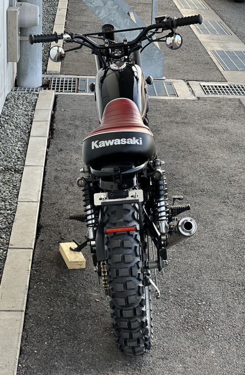 Kawasaki TR250 VMXカスタム 250cc 外装ピカピカ綺麗 タイヤ前後新品 エンジン実動 機関良好 電装灯火類OK の画像8