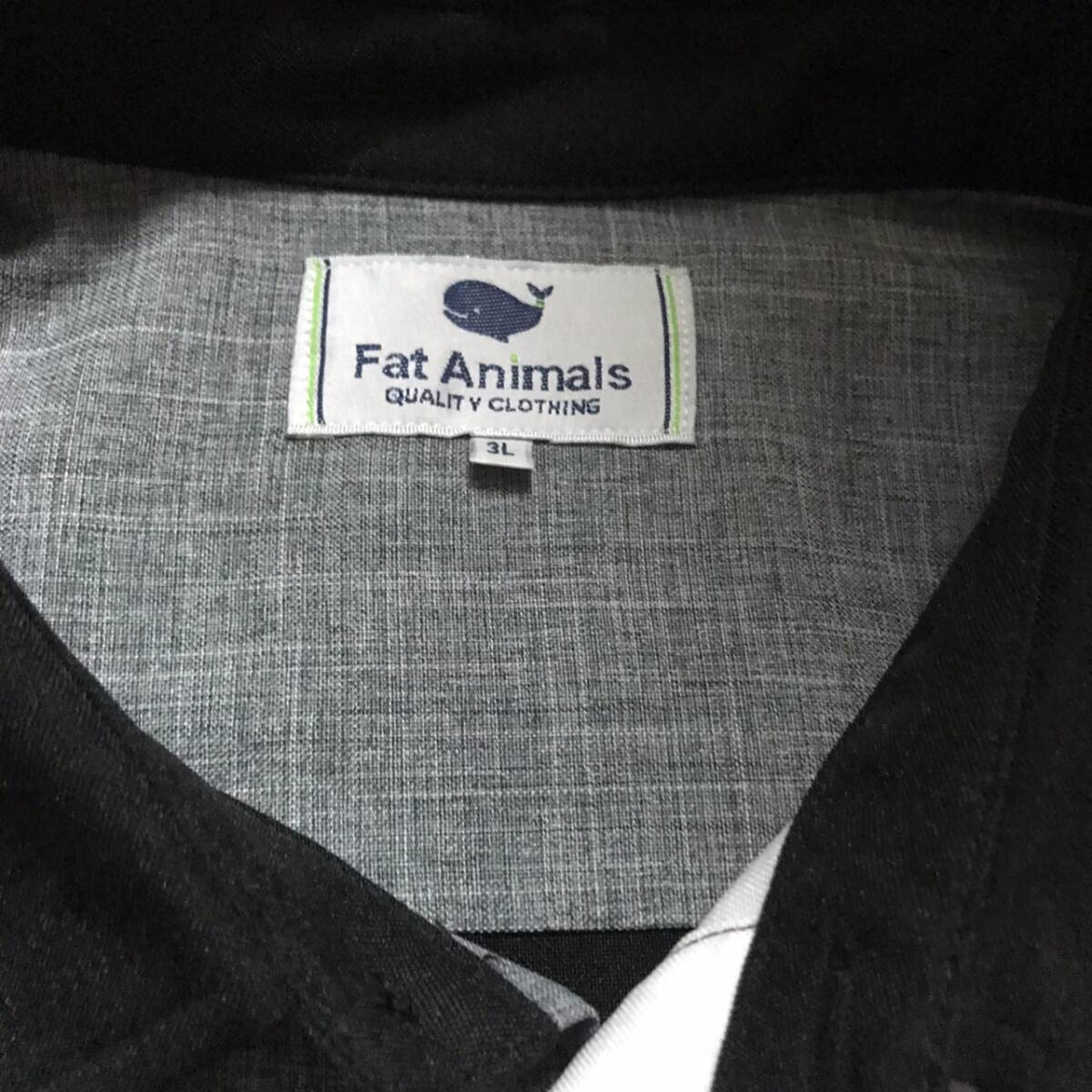 新品　Fat animals　メンズ３L　長袖　カジュアルシャツ　ファットアニマル　シャツ_画像3